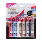 TULIP - 3D Paint - All Types of Surfaces - Lot of 6 x 37ml - Mettalics