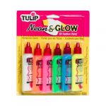 TULIP - Peinture 3D - Multi-Surfaces - Lot de 6 x 37ml - Neon & Glow