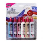 TULIP - 3D Paint - All Types of Surfaces - Lot of 6 x 37ml - Glitter