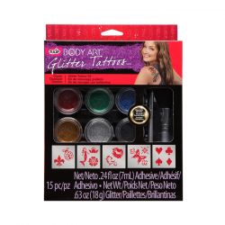 TULIP - Kit Maquillage - Paillettes - Body Art® Glitter Tattoo Kit - Classic