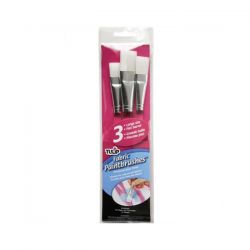 TULIP - Fabric Paintbrushes - Flat Brush Set - Set of 3