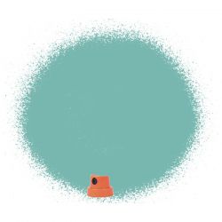 Montana Colors - MTN - Sray CAP - Hardcore Fat Cap (Orange / Noir) - Très Large - À l'Unité & Boite de 120