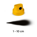 MOLOTOW - Sray CAP - 9025 - Fat Cap "Yellow" (Yellow / Black) - Very Fat - By Unit & Bag of 100