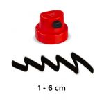 MOLOTOW - Sray CAP - 9015 - Flat Jet "Artist 2" (Red / Black) - Wide Jet - By Unit & Bag of 100