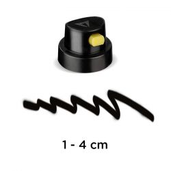 MOLOTOW - Sray CAP - 9004 - Flat Jet "Artist 1" (Noir / Jaune) - Large - À l'Unité & Sachet de 100