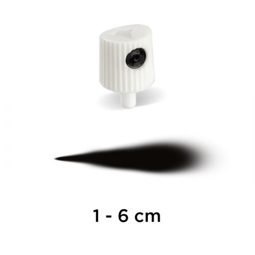 MOLOTOW - Sray CAP - 9007 - NY Fat Cap (Blanc / Noir) - Régulier - À l'Unité & Sachet de 100