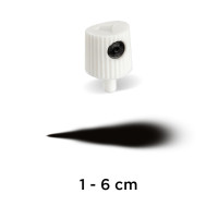 MOLOTOW - Sray CAP - 9007 - NY Fat Cap (Blanc / Noir) - Régulier - À l'Unité & Sachet de 100