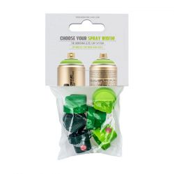 MONTANA CANS - Spray CAP - Sachet de 6 Mixed Level Cap - Fin à Large