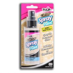 TULIP - Fabric Spray - Glitter in Spray for Fabric - 4OZ - Glistening Gold