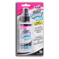 TULIP - Fabric Spray - Glitter in Spray for Fabric - 4OZ - Sparkling Star (Silver)
