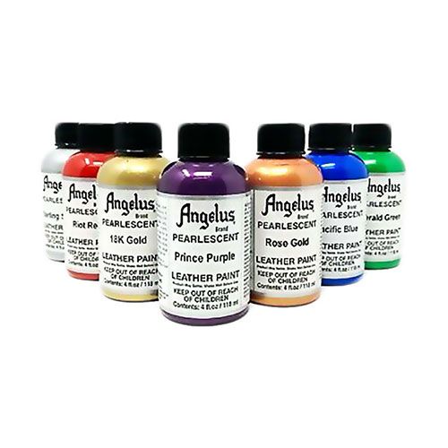 Angelus - Peinture pour le Cuir - 4OZ - Couleurs Nacrées