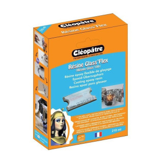 Cléopâtre - Glass'Flex - Résine Epoxy - Flexible / Pliable - 210ml
