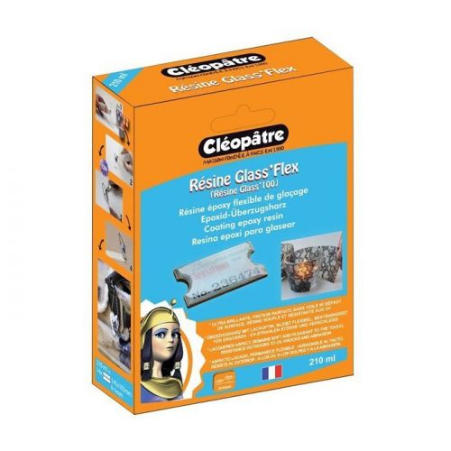 Cléopâtre - Glass'Flex - Résine Epoxy - Flexible / Pliable - 210ml