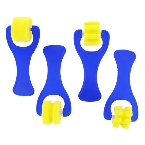 Cléopâtre - Set of 4 Foam Rollers - Fantasy Patterns - 25MM