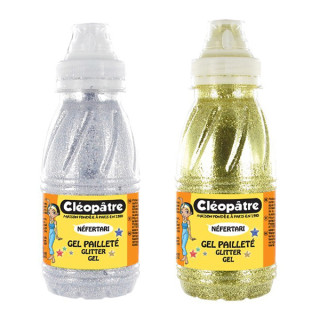 Cléopâtre - Gel Pailleté - 250ml - Or ou Argent