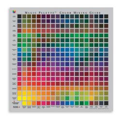 Magic Palette - Color Mixing Guide - Guide des Couleurs - 11.5" x 11.5"