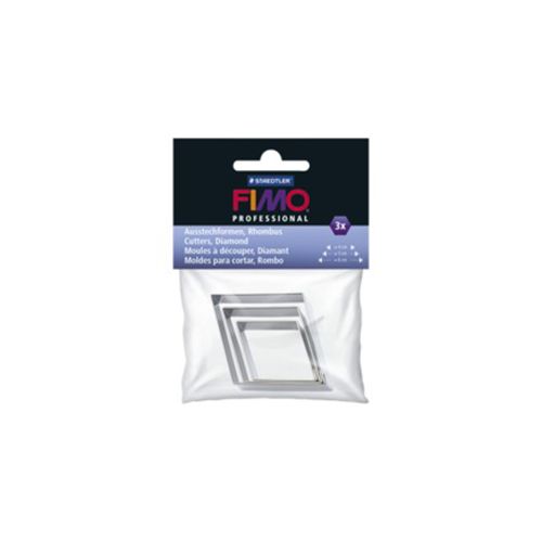 STAEDTLER - FIMO Professional - Lot de 3 Emporte-Pièces - Set "Diamant"
