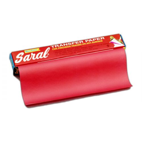 Sally's by Saral® - Papier Transfert - Sans Cire - 40 x 60cm - Rouge