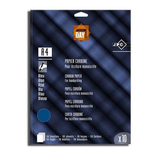 JPC / Wonday - Carbon / Transfer Paper - A4 Size - 10 Sheets - Blue