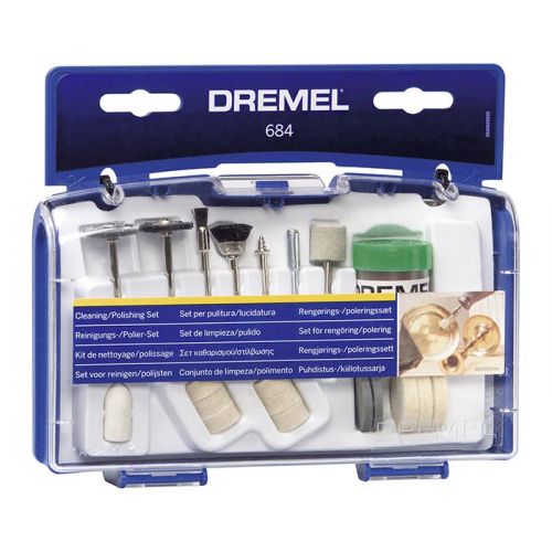 DREMEL - Set of 20 Pieces - Cleaning & Polishing Set (684)