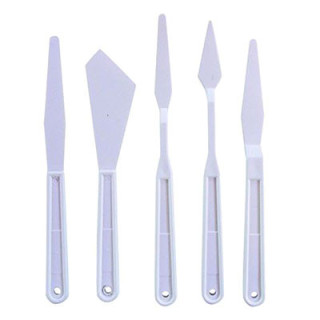 O'Color - Lot de 5 Couteaux en Plastique