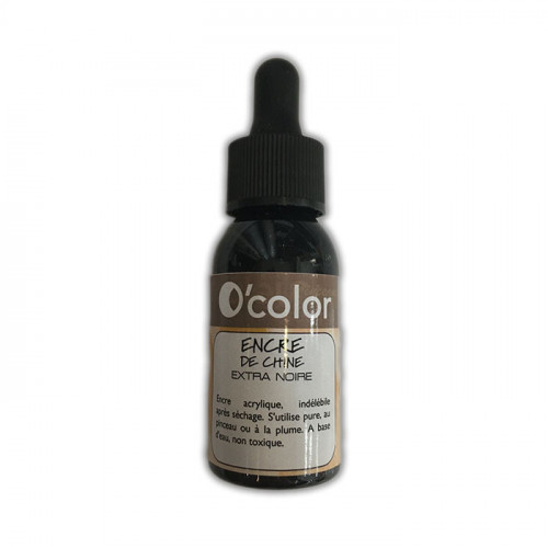 O'Color - Encre de Chine - 30ml - Flacon Pipette
