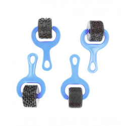 O'Color - Set of 4 Effect Rollers - Orange - Hard Plastic