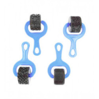 O'Color - Set of 4 Effect Rollers - Orange - Hard Plastic