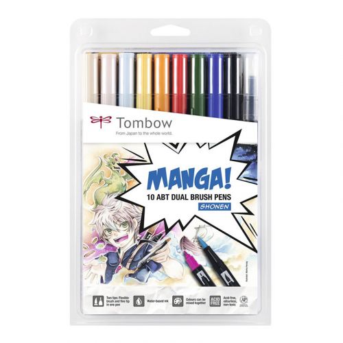 Tombow - ABT - Set de 10 - Manga - Shonen