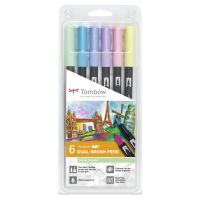 Tombow - ABT - Set of 6 - Pastel Colors