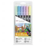 Tombow - ABT - Set of 6 - Pastel Colors