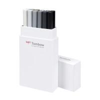 Tombow - ABT - Set de 12 - Nuances de Gris