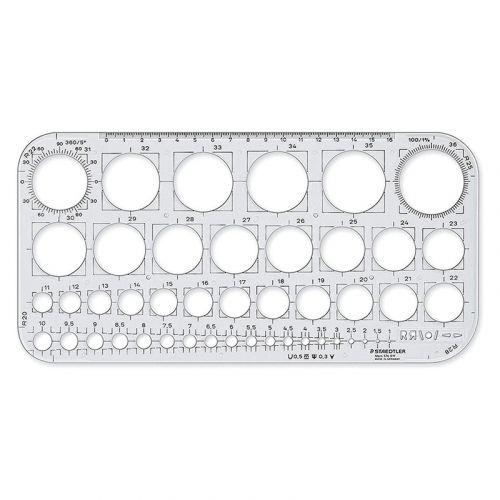 STAEDTLER - Circle Template - From 1mm to 36mm