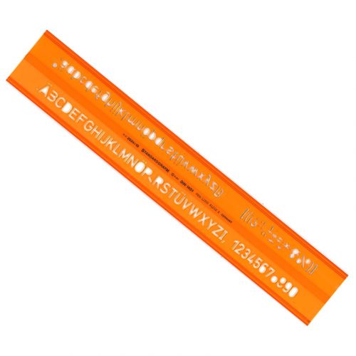 STANDARDGRAPH - Trace Lettres - ISO - 10mm - 2024 - DIN1451/4