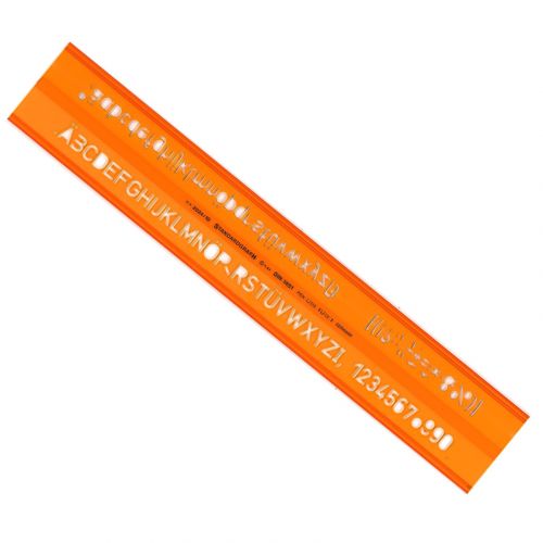 STANDARDGRAPH - Letter Tracing - ISO - 12mm - 2024 - DIN1451/4