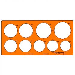 STANDARDGRAPH - Circle Template - Larges - 1325 - Odd & Even