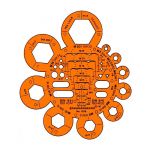 STANDARDGRAPH - Nuts and Bolts Template - 1309F