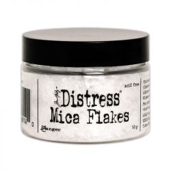 Tim Holtz - Distress Mica Flakes - Mica Fragments (Big) - Pearl - 50g