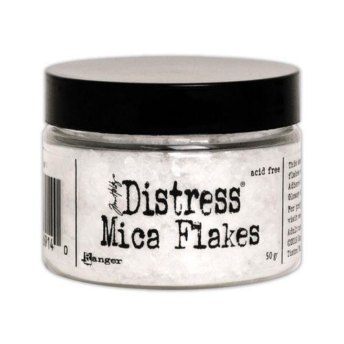 Tim Holtz - Distress Mica Flakes - Mica Fragments (Big) - Pearl - 50g