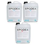 EPODEX - Epoxy Resin - Transparent / Clear - 9kg - ECO System (1CM)