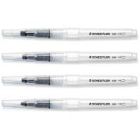 STAEDTLER - Lot de 4 Pinceaux à Réservoir d'Eau