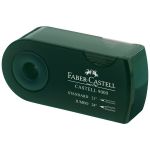Faber-Castell - Double Hole - Sharpener Box - CASTELL 9000 - Dark Green
