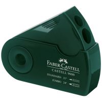 Faber-Castell - Taille-Crayon - Double Trou - CASTELL 9000 - Vert Foncé
