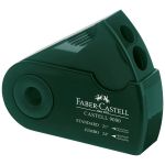 Faber-Castell - Double Hole - Sharpener Box - CASTELL 9000 - Dark Green