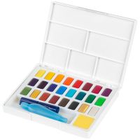 Faber-Castell - Aquarelles en Godets - Boîte de 24