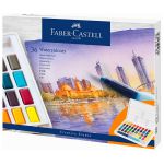 Faber-Castell - Watercolours in Pans - Set of 36