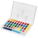 Faber-Castell - Aquarelles en Godets - Boîte de 36