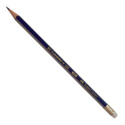 Faber-Castell - Crayon Graphite Goldfaber 1222 - Avec Embout Gomme - A l'Unité - HB ou B