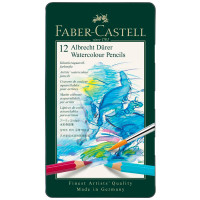 Faber-Castell - Albrecht Dürer - Crayons Aquarellables - Boîte Métal de 12