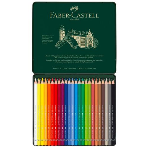 Faber-Castell - Albrecht Dürer - Crayons Aquarellables - Boîte Métal de 24